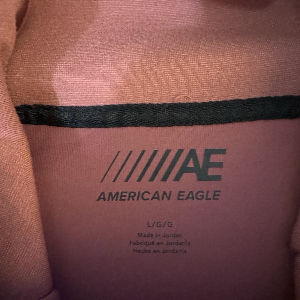American Eagle "Active 24/7" Large Solid Mauve Lo… - image 3